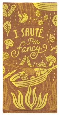 Dishtowel Woven I Saute, I'm Fancy