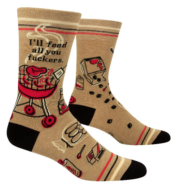 Men&#39;s Crew Socks I&#39;ll Feed All You Fuckers