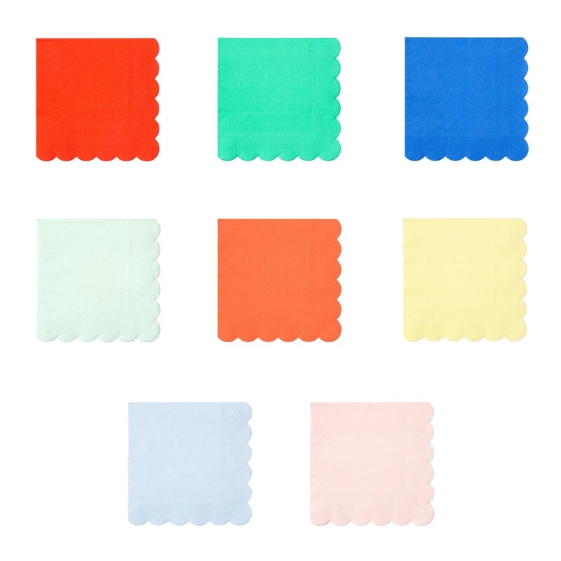 Napkins Small Palette Happy Birthday