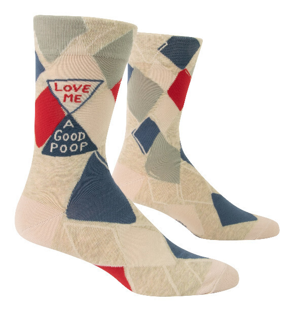 Men&#39;s Crew Socks Love Me A Good Poop