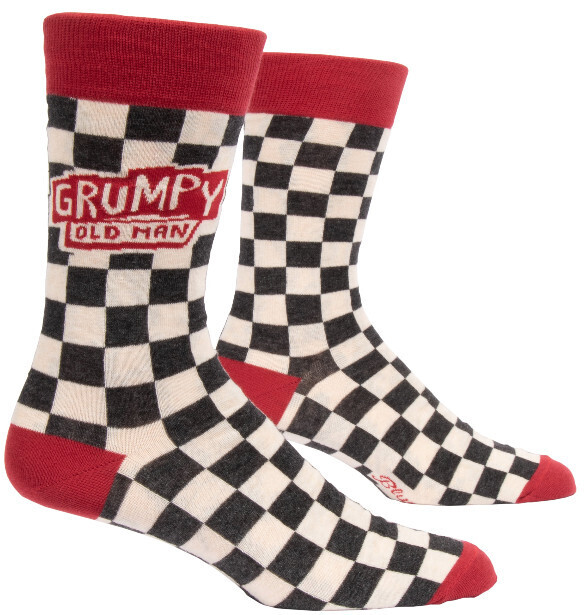 Men&#39;s Crew Socks Grumpy Old Man