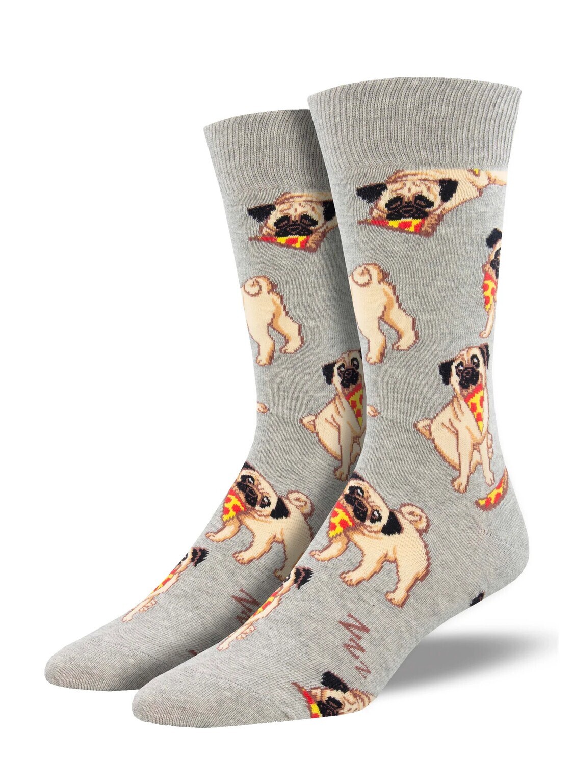 Men’s Crew Man&#39;s Best Friends Grey
