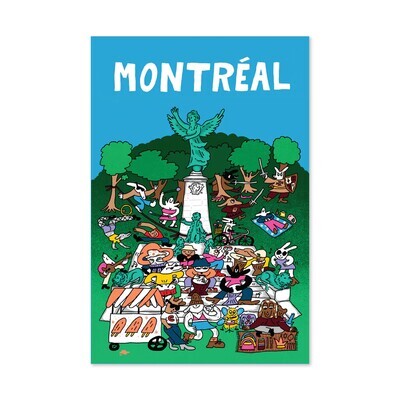 Postcard Montreal Tam-Tams