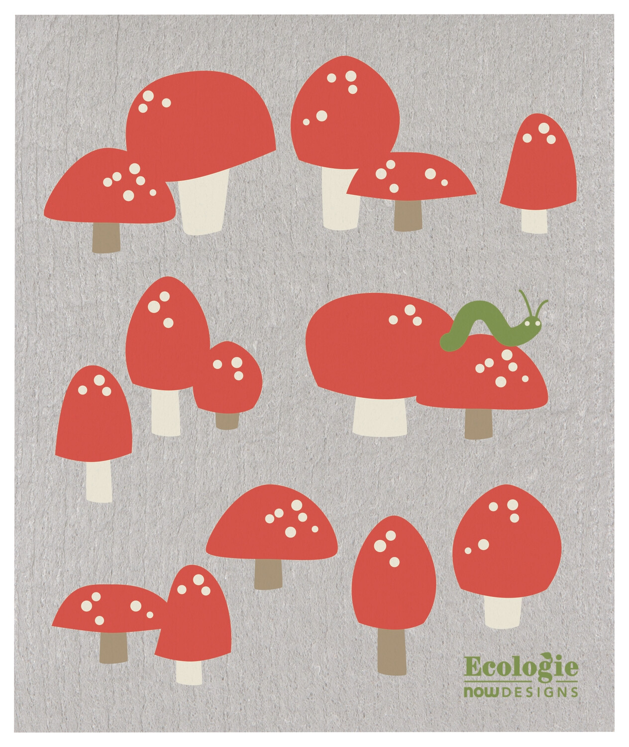 Swedish Dishcloth Totally Toadstools