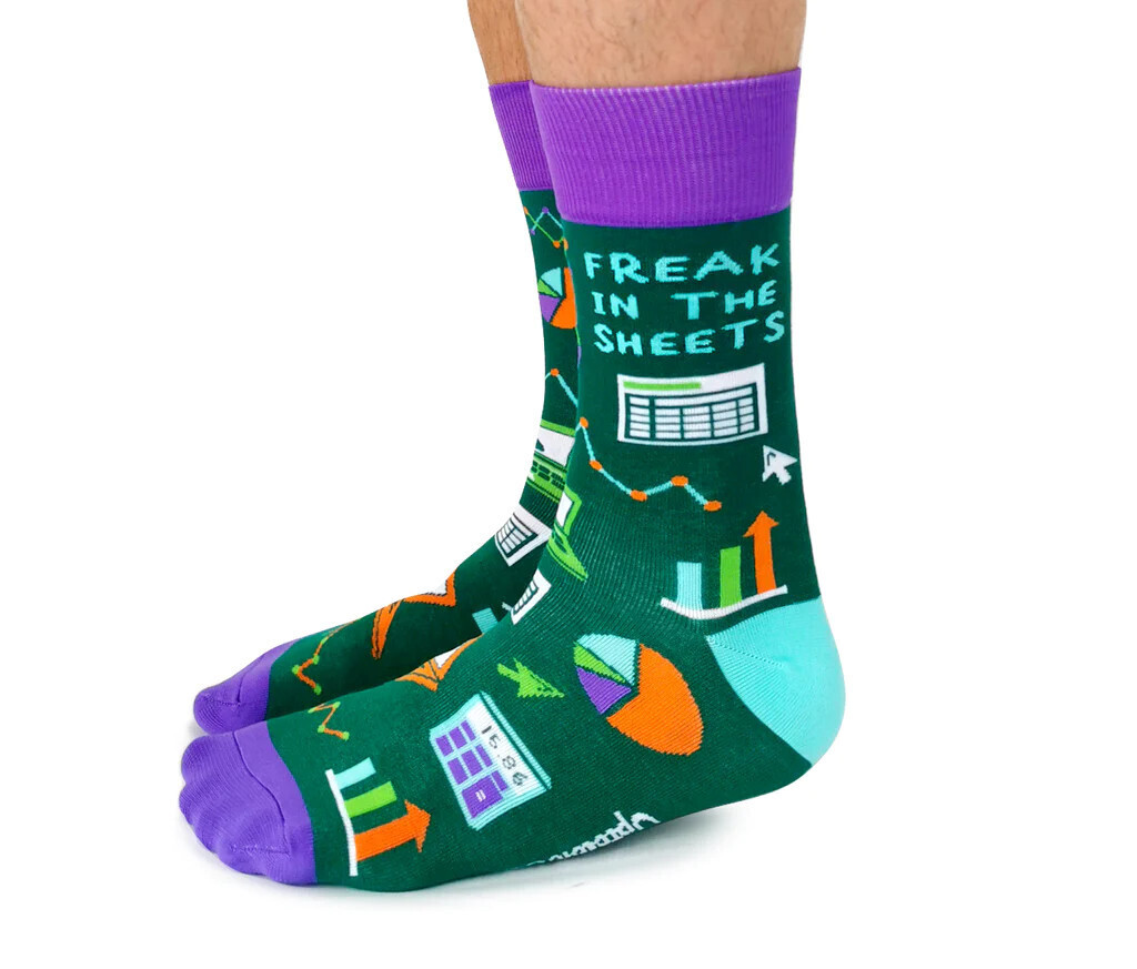 Men&#39;s Socks Freak In The Sheets
