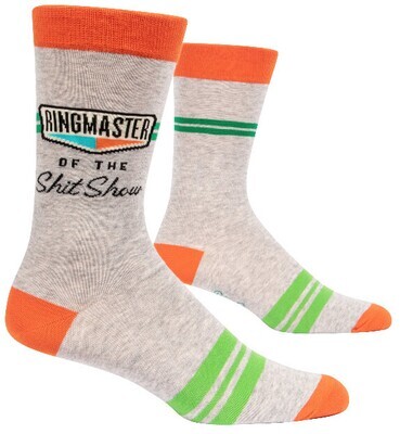 Men's Crew Socks Ringmaster Of The Shitshow
