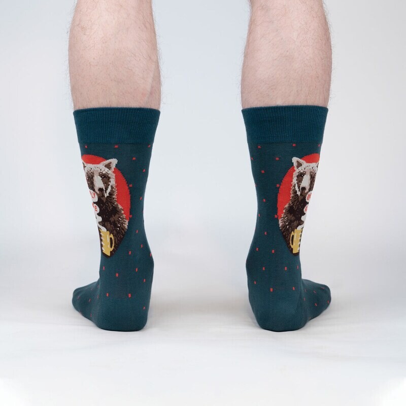 Men's Crew Socks Bearly Awake