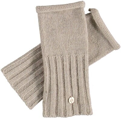 Knit Hand Warmers Cashmere Taupe