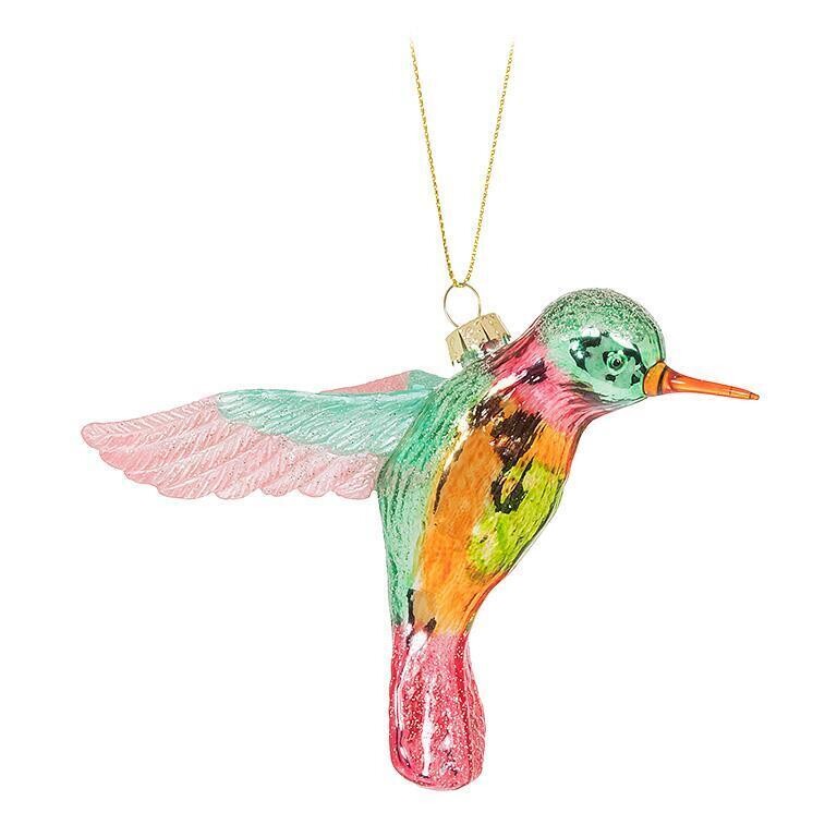 Glass Ornament Hummingbird