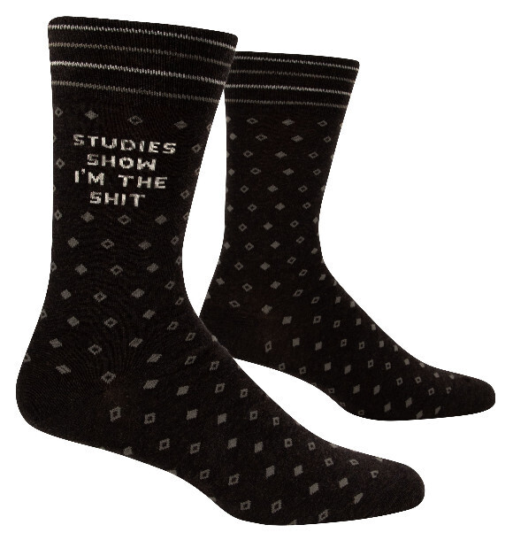Men&#39;s Crew Socks Studies Show I&#39;m The Shit