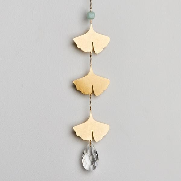 Suncatcher Botanical Leaf Amazonite