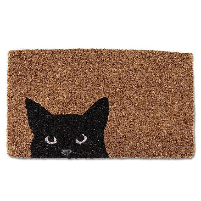 Doormat Peeking Cat 18&quot; x 30&quot;