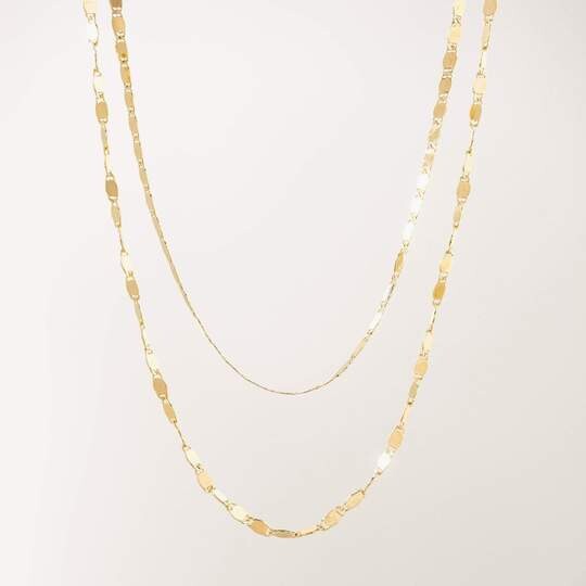 Cleo Layered Necklace Gold
