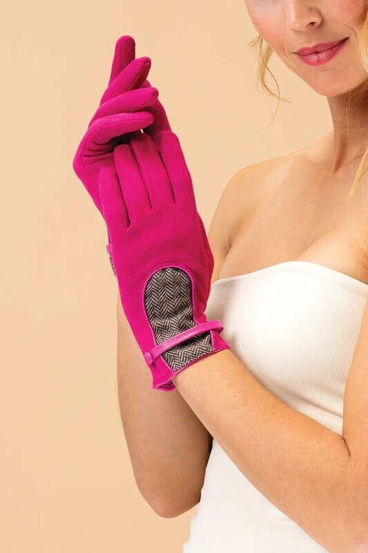 Gloves Genevieve Fuchsia