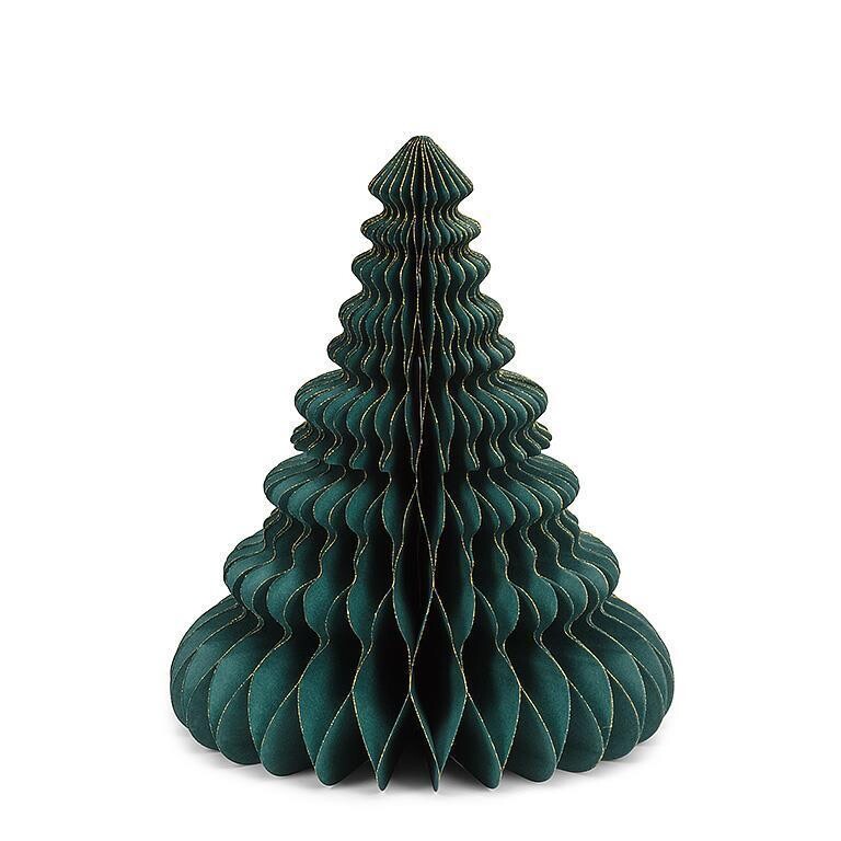 Paper Decor Pleat Fancy Tree Green Medium