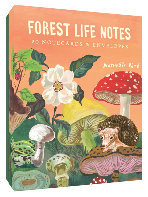 Notecards Set of 20 Forest Life
