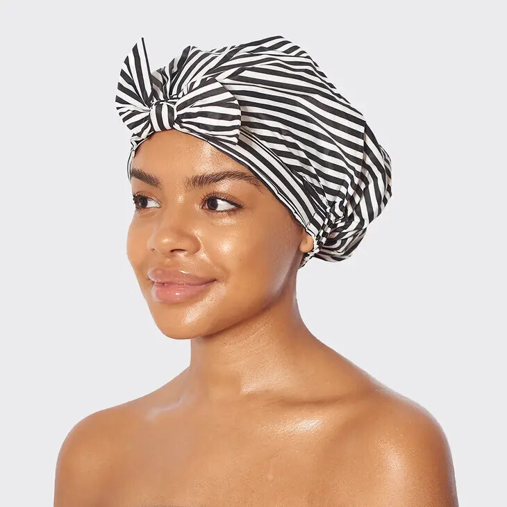 Luxury Shower Cap Stripes