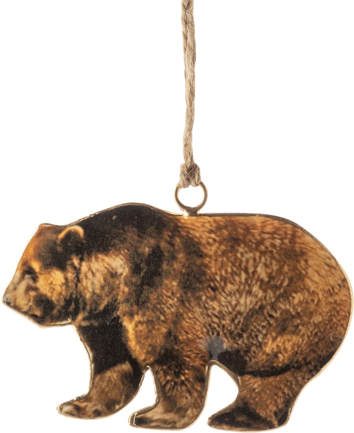 Metal Ornament Photographic Bear