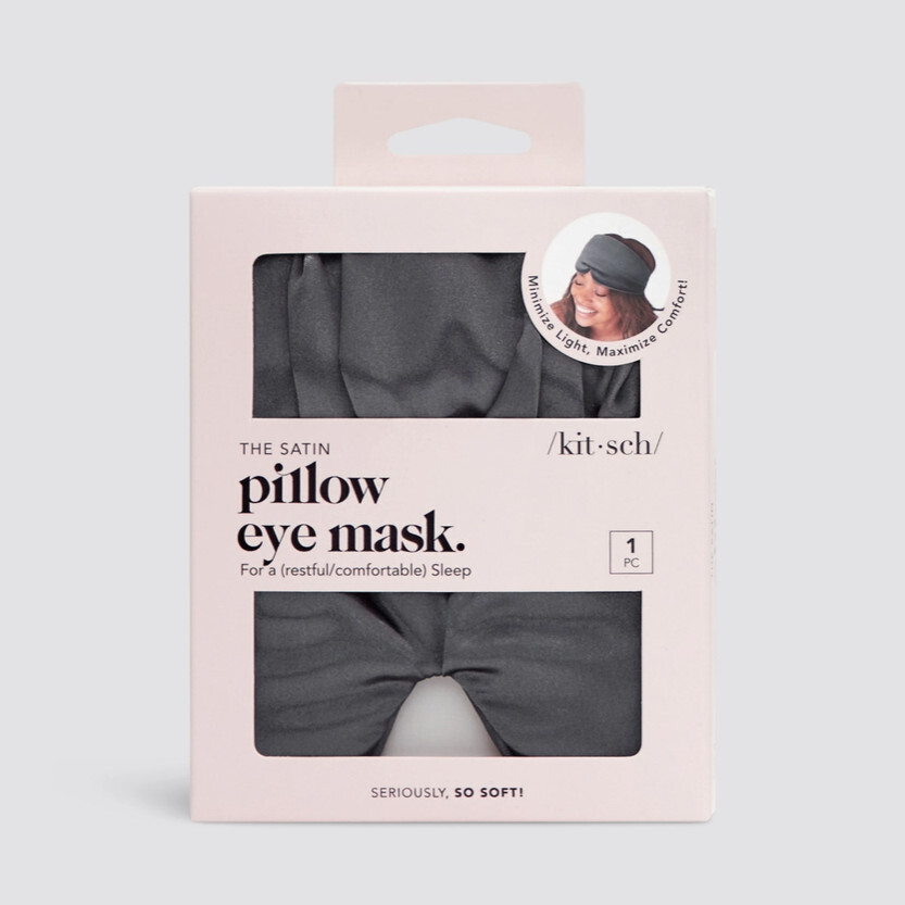 Pillow Eye Mask Charcoal