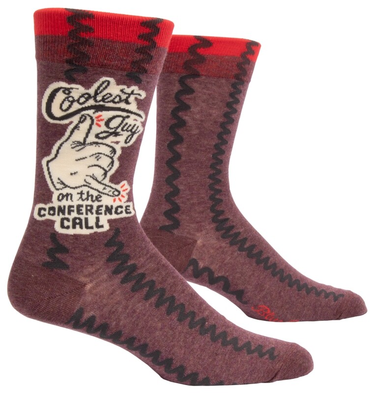 Men's Crew Socks Coolest Guy On The Conference Call