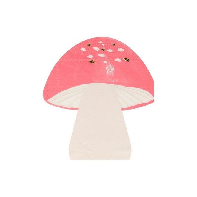 Napkins Fairy Mushroom Set of 16