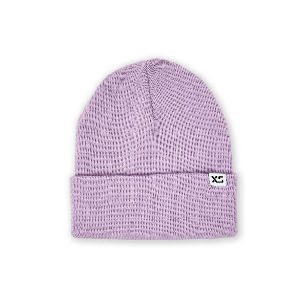 Cuffed Wool Beanie Lavender
