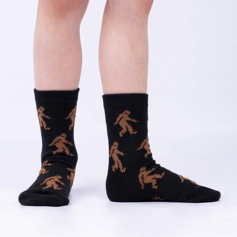 Junior Crew Socks Pack of 3 Sasquatch Campout