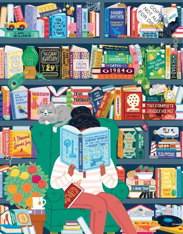 1000 Piece Bucket List Puzzle 50 Must-Read Books
