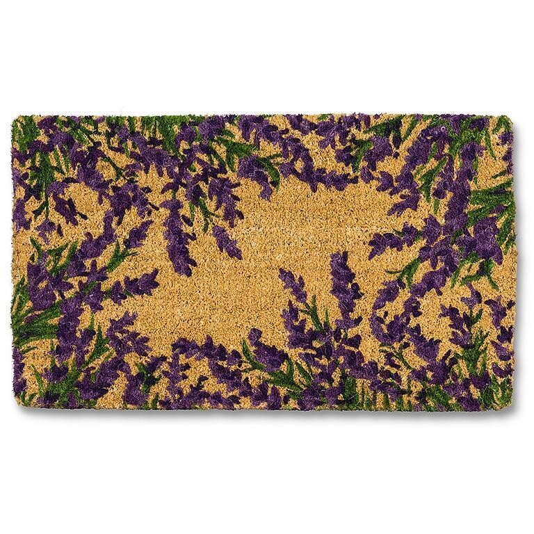 Doormat Lavender Border 18&quot;x 30&quot;