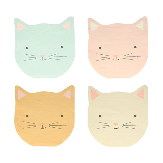 Napkins Cat Set of 16