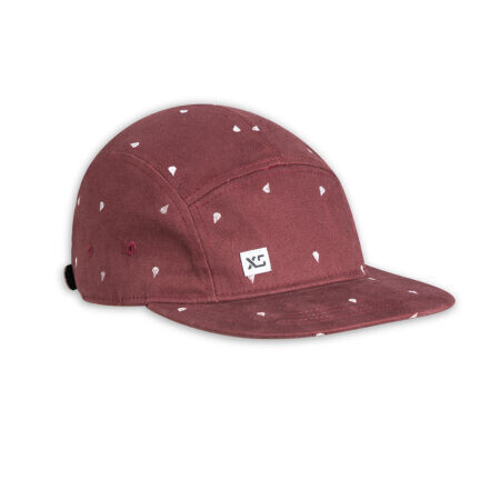 5-Panel Hat Maroon Mini Drop