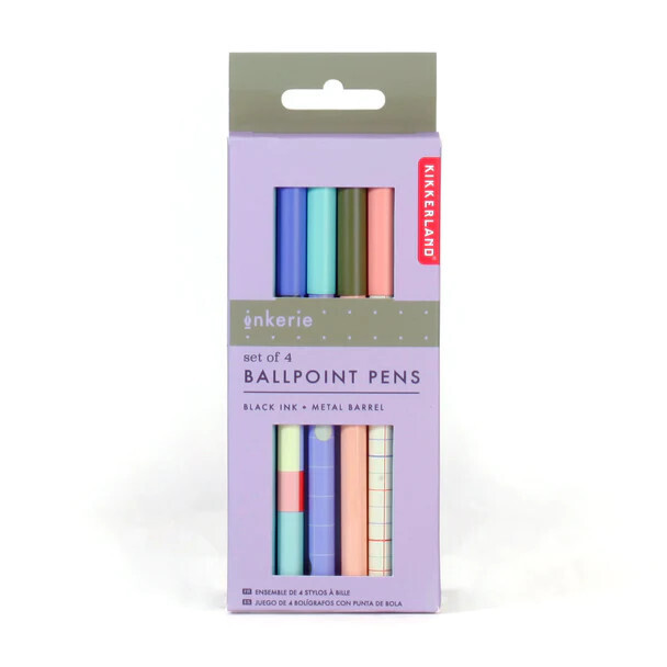 Inkerie Ballpoint Pens Set of 4