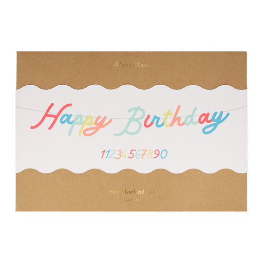 Garland Rainbow Happy Birthday