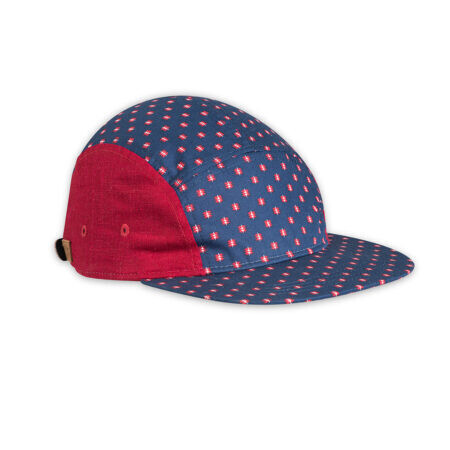 5-Panel Hat Navy Red