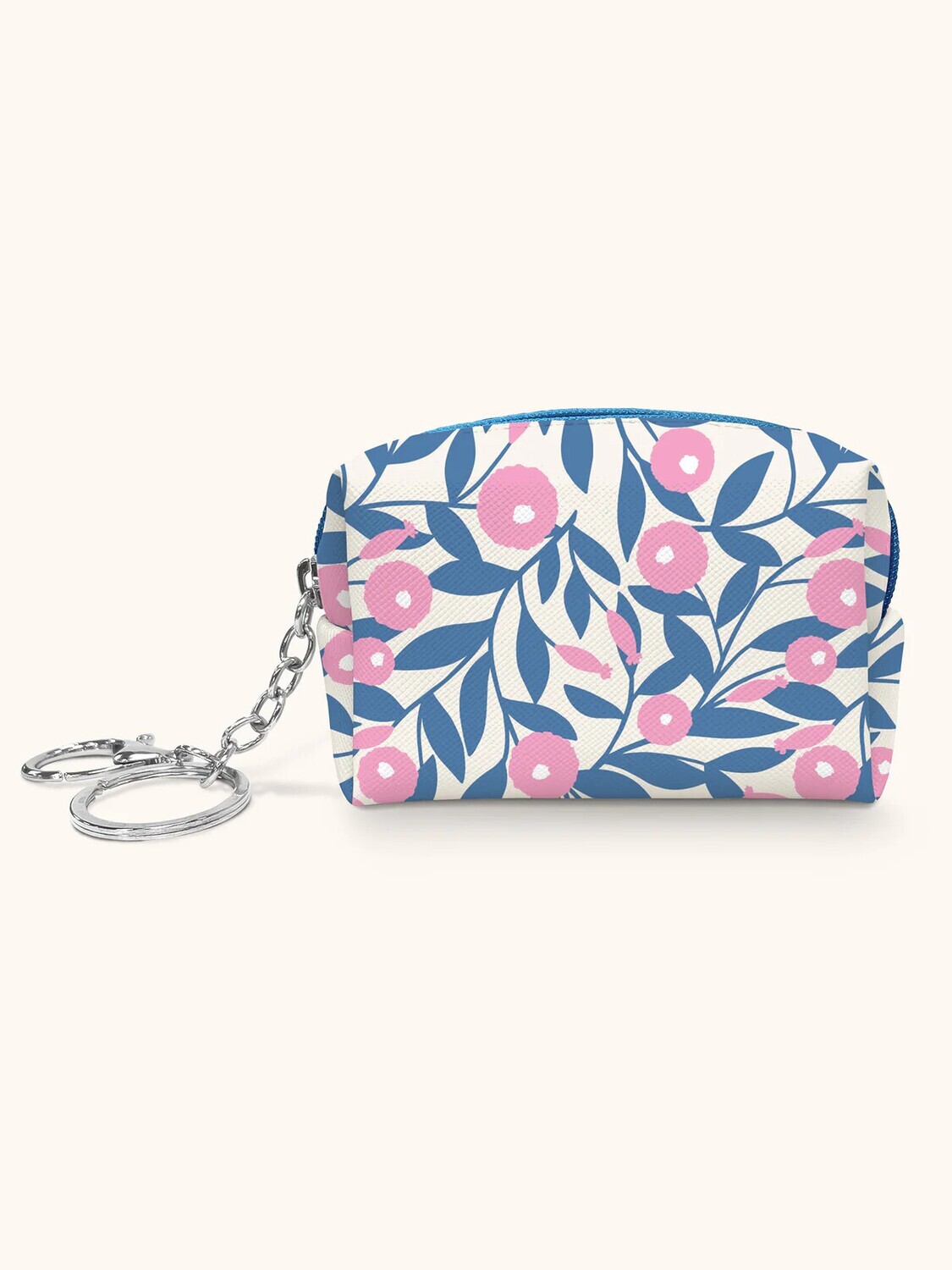 Keychain Pouch Blushing Dahlias