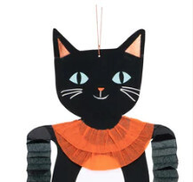 Assorted Vintage Halloween Honeycomb Decorations