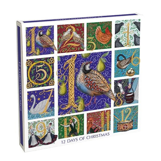 Boxed Christmas Cards 12 Days Of Christmas