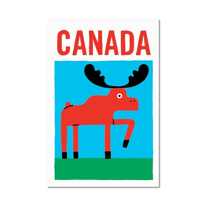 Postcard Panache Moose
