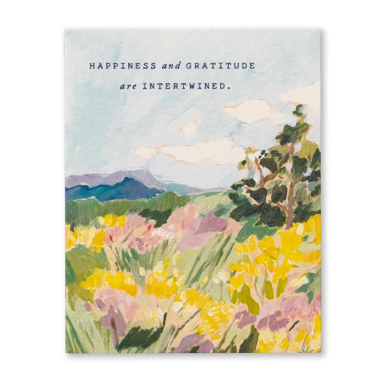 Happiness and Gratitude are Intertwined