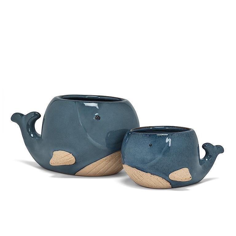 Planter Blue Whale Large
