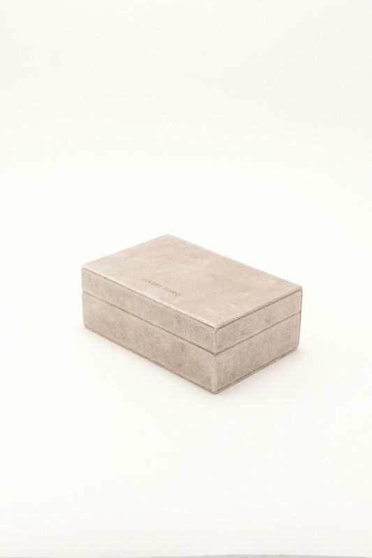 6” Bijoux Jewelry Box Creme