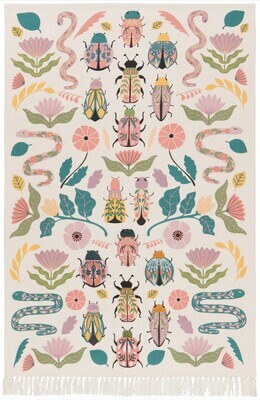 Embroidered Dishtowel Amulet