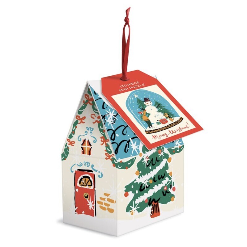 130 Piece Puzzle Snow Globe