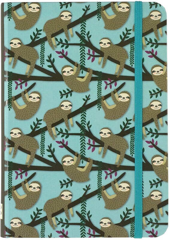 Journal Small Sloths Blue