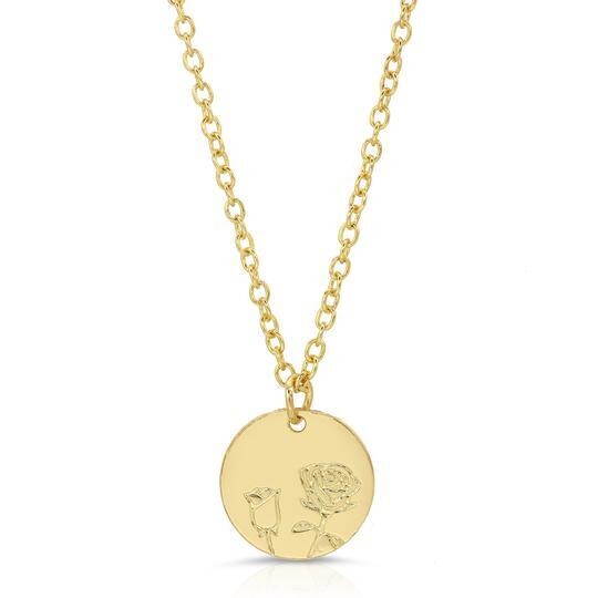 Botanical Necklace Rose