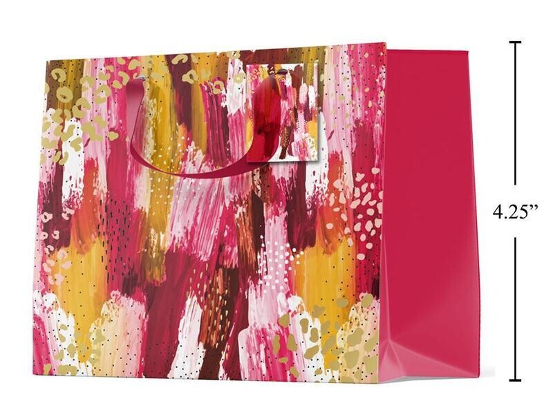 Small Gift Bag Painterly Pink