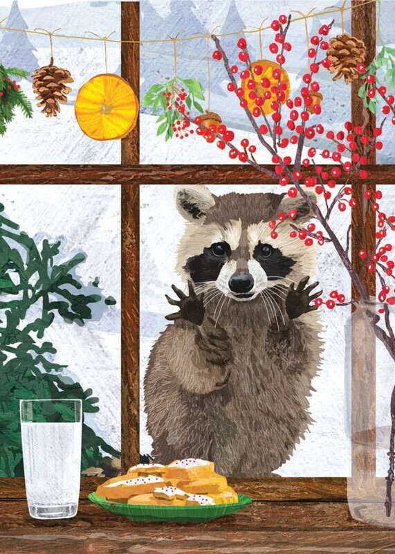 Raccoon in Window
