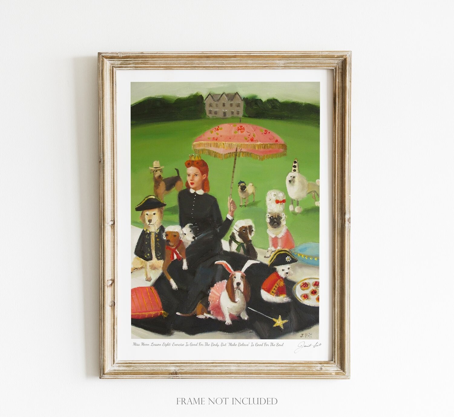 Miss Moon Was a Dog Governess. Lesson Eight