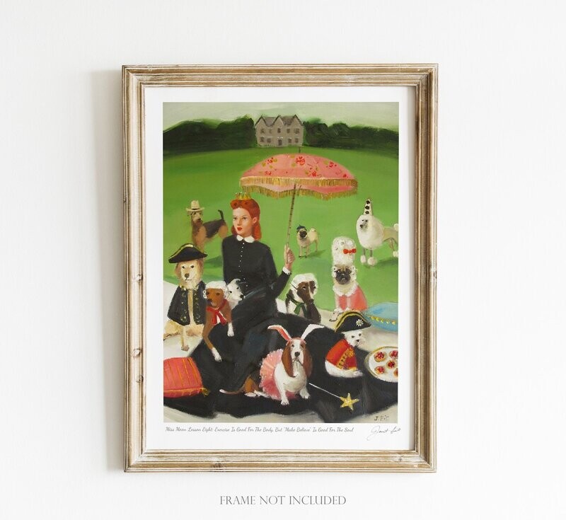 Miss Moon Was a Dog Governess. Lesson Eight