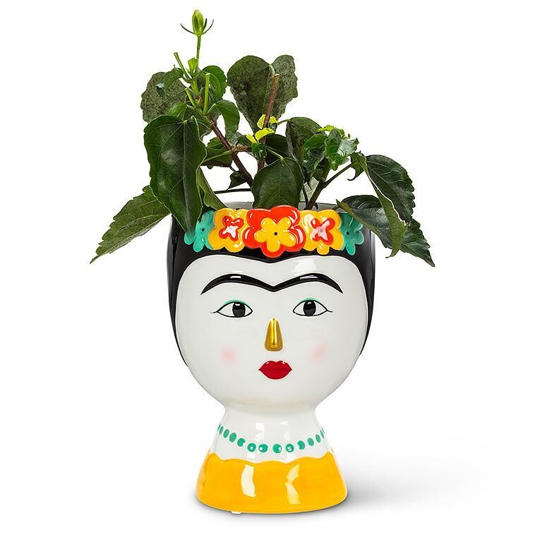 Vase Lady With Flowers Medium